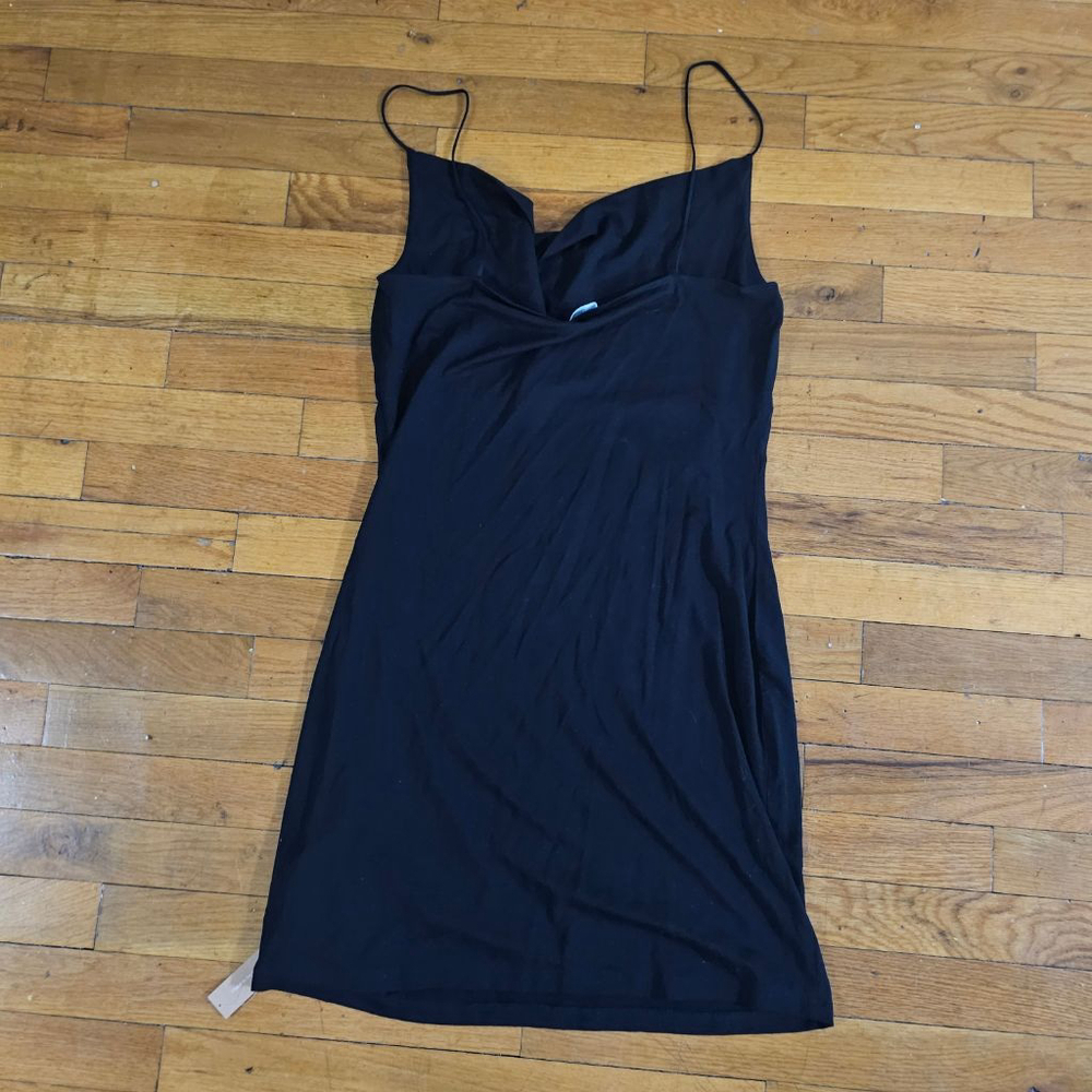 Reformation Black Mini Dress Women's Large - Picture 6 of 8